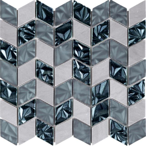 Wave Diamond Glass Mosaic | Musivo｜Wave