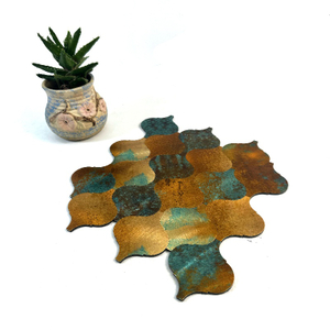 Aluminum Lantern Shape Mosaic