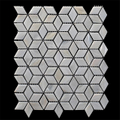 Pure-White-Cubic-Seashell-Mosaic