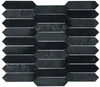 Marble Herringbone - Lava Stone