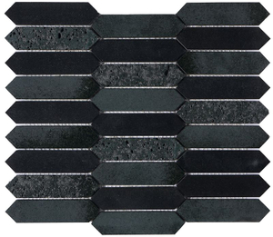 Marble Herringbone - Lava Stone