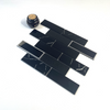 Glossy Silver Electroplated Glass Mosaic 