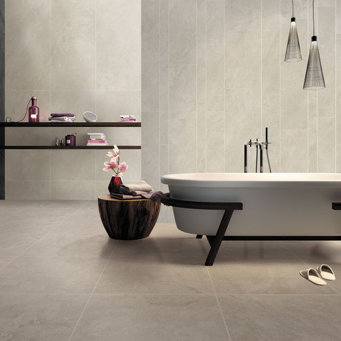 Living Room Stone Look Tile-Nova Stone Amber