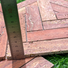 Red Travertine Chevron Mosaic-TRR20