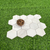 Star White Hexagon Natural Stone Mosaic-XB27