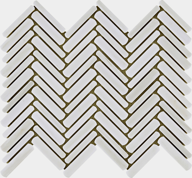 Star White Natural Stone Mosaic Tile-XB13