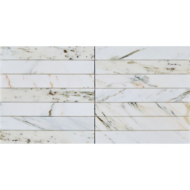 Kajin Gold Marble Strip Mosaic-ZGG26