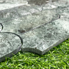 Indian Green Marble Feather Arched Mosaic–IND21 