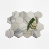 Calacatta Gold Hexagon Marble Mosaic-CAG27