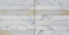 Calacatta Gold Horizontal Strip Mosaic-CAG26
