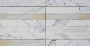 Calacatta Gold Horizontal Strip Mosaic-CAG26
