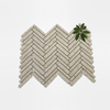 Golden Beige Herringbone Stone Mosaic-BOT13