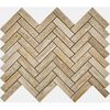Herringbone Beige Travertine Mosaic -TRV20