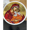 Portrait Style Colored Glass Mosaic Cut Art