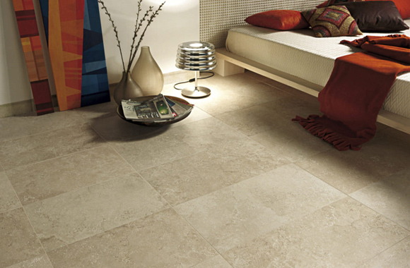 Stone-look Ceramic Floor Tile for Bedroom