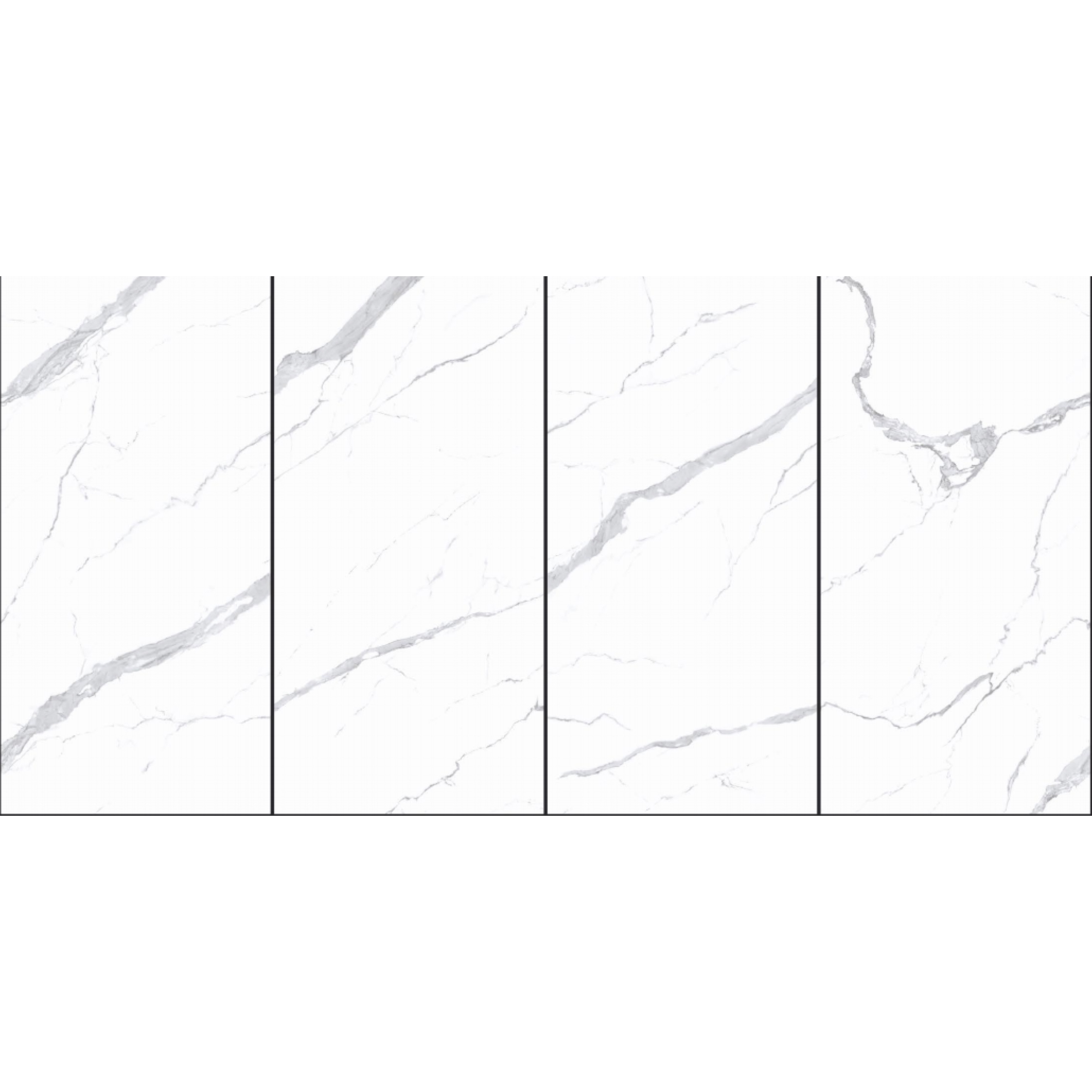 1600x3200x6mm Continuously Sintered Slab For Countertop｜Sintered Slabs｜Staturio White