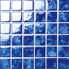 Glossy Mosaic Swimming Pool Mosaics 48x48mm