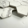 White Hexagon Marble Mosaic