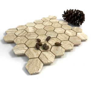 Rustic Travertine Mosaic Tiles