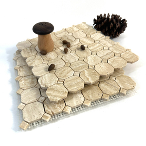 Travertine Stone Mosaic Tiles