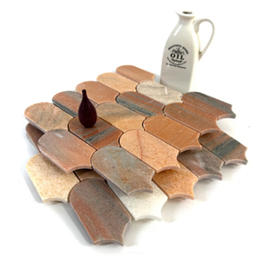 Polished Pink Marble Mosaics