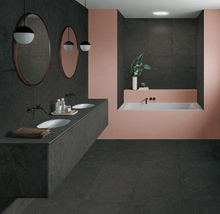 Dark Color Stone Look Tiles - Provence Black