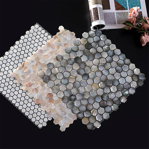 Hexagon Seashell Mosaic