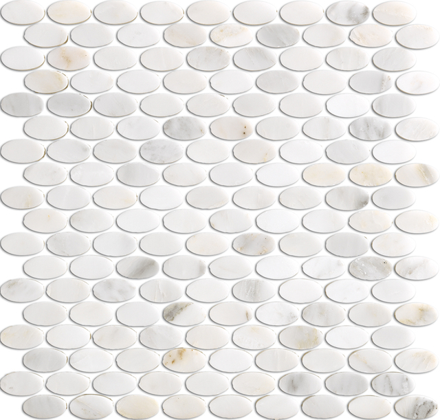Natural Stone Marble Mosaic-Oval