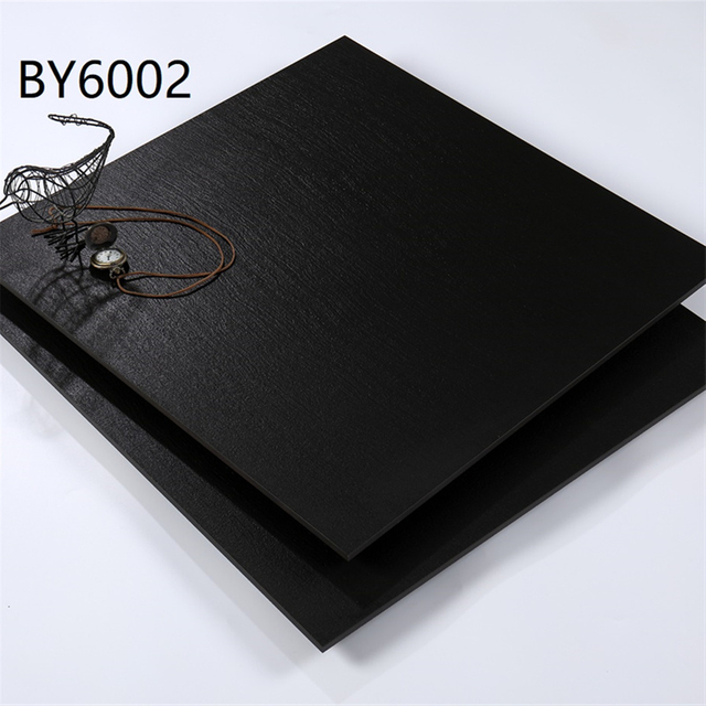 600x600mm Black Serpenggiante Floor Tiles-BY6002
