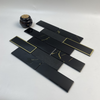 Polished Gold-Plated Glass Tiles 