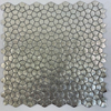 Elegant Black Brushed Aluminum Mosaic-SAB35