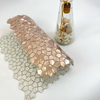 Modern Rose Gold Solid Aluminum Mosaic-SAK05