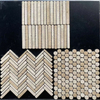 Travertine Mosaic Bathroom Wall