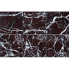 Rosso Levanto Square Marble Mosaic Tile-JLH25