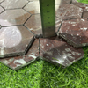 Rosso Levanto Hexagon Marble Mosaic Tile-JLH27