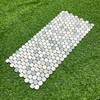 Emerald Marble Penny Round Mosaic-EME12
