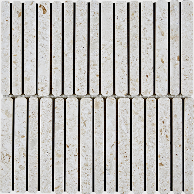 Golden Beige Natural Stone Mosaic Tile-BOT11