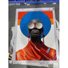 Portrait Style Colored Glass Mosaic Cut Art