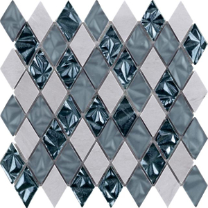 Rhombus Silk Laminated Mosaic | Musivo｜Rhombus