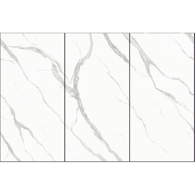 1200x2400x6mm Porcelain Large Size Slabs Sintered Stone Countertops ｜Sintered Slabs｜Athen White