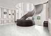 White Marble Effect Floor Tiles