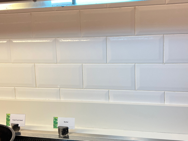white subway tile backsplash