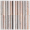 Marble Mosaic Backsplash - Sunset Glow Red