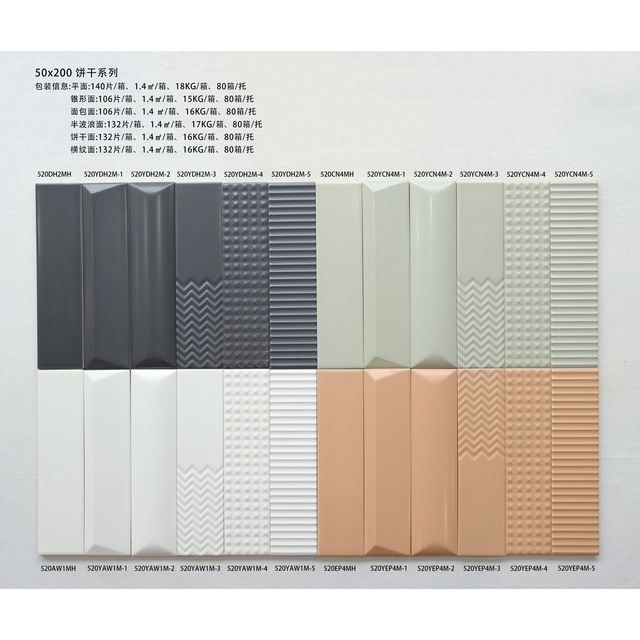 50x200mm Biscuit Series Tile-50x200饼干砖