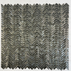 Durable Black Metal Mosaic Tiles-SAB37
