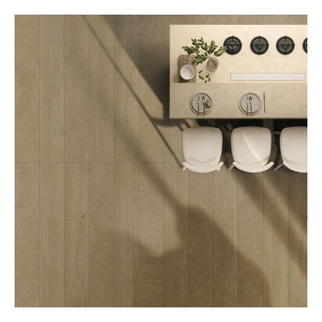 Tree Ring Wood Look Porcelain Tile-GN12113