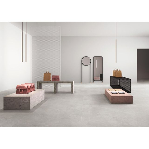 Commercial Building Porcelain Tile-Nova Stone Rice Grey