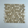 Travertine Mosaic Bathroom Wall