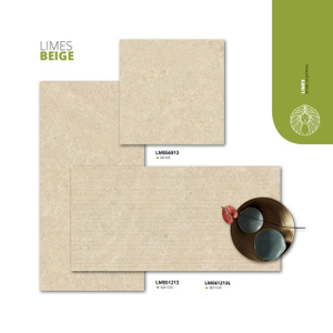 Matte Finish Limestone Effect Tile 600x1200mm for Bathroom-Limes Beige