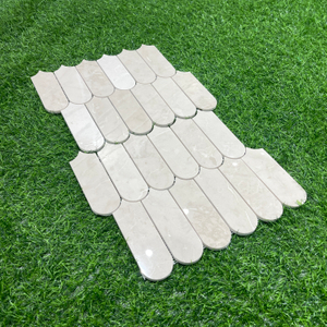 Star White Feather Natural Stone Mosaic-XB26